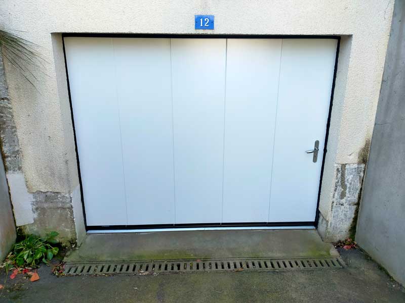 Installation porte de garage